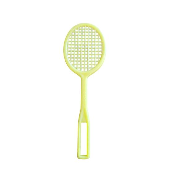 Vintage Barbie Accessories Sports Yellow Tennis Racket - Picture 2 of 3